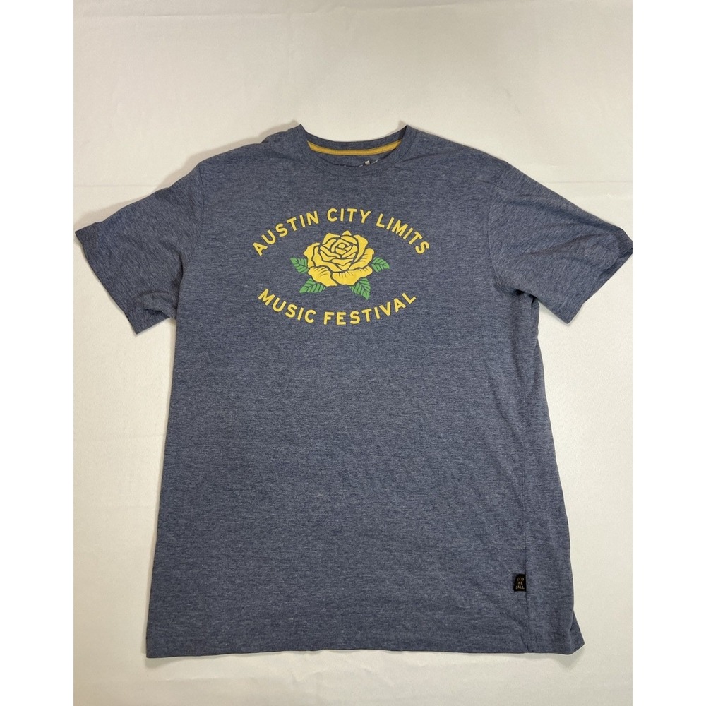 Austin City Limits Howler Bros ACL Music Fest Yellow Rose Gray T Shirt 2017 L